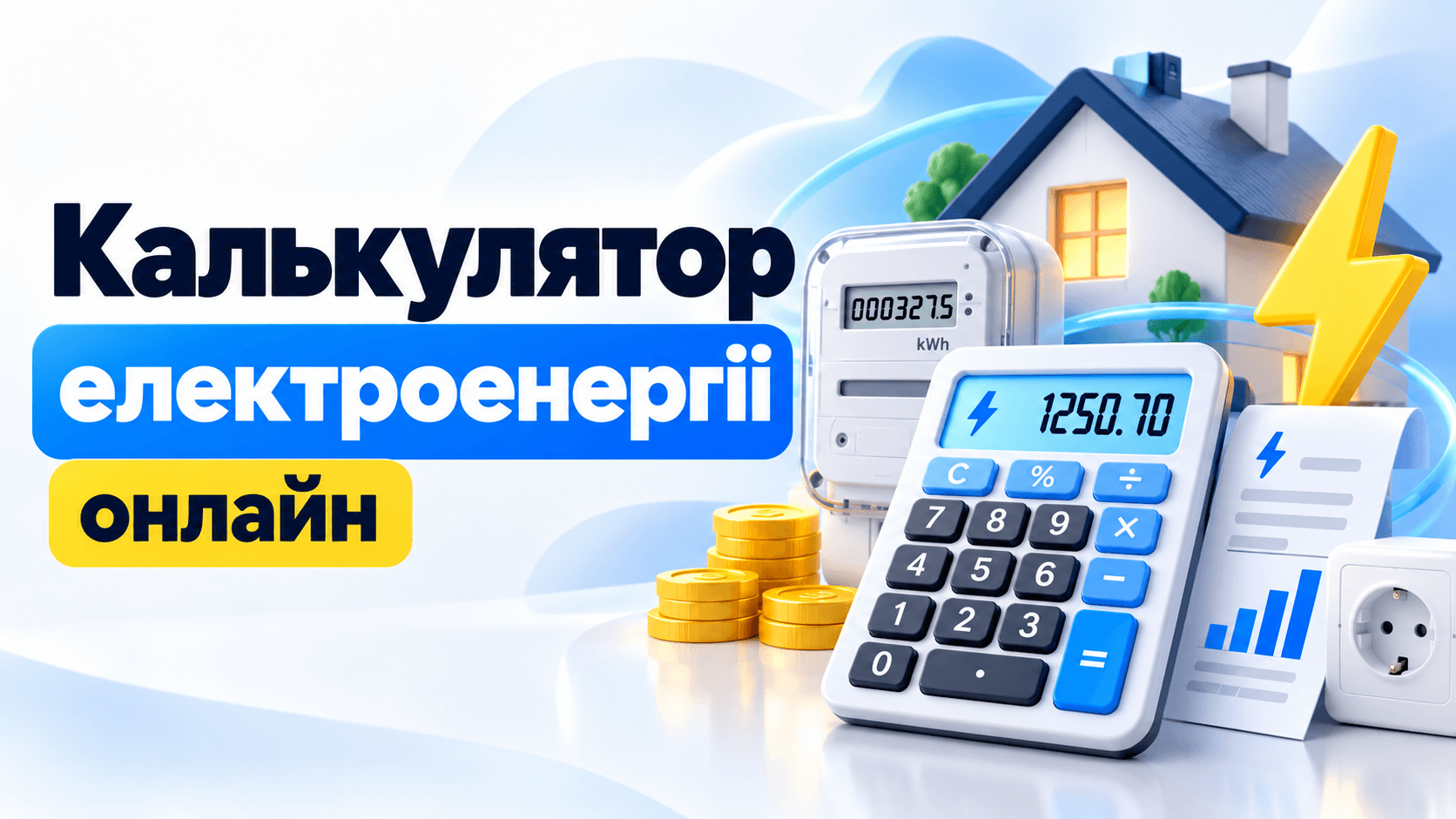 Калькулятор електроенергії онлайн — споживання та вартість