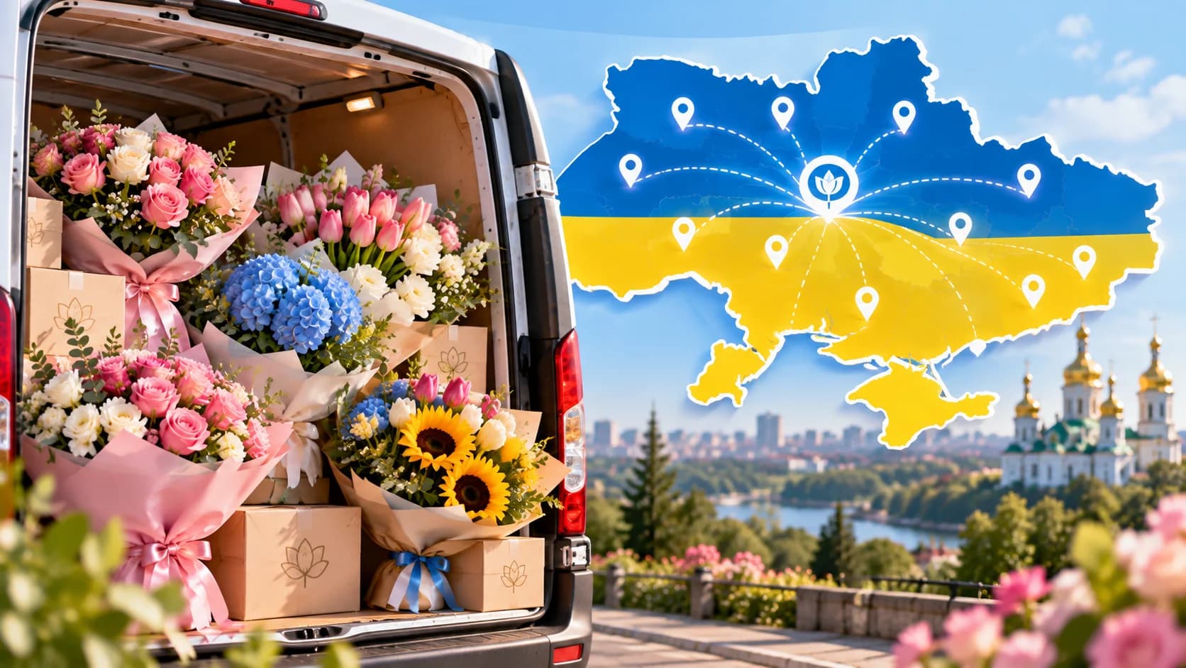 Доставка квітів по Україні у 2026 році – рейтинг сервісів доставки букетів