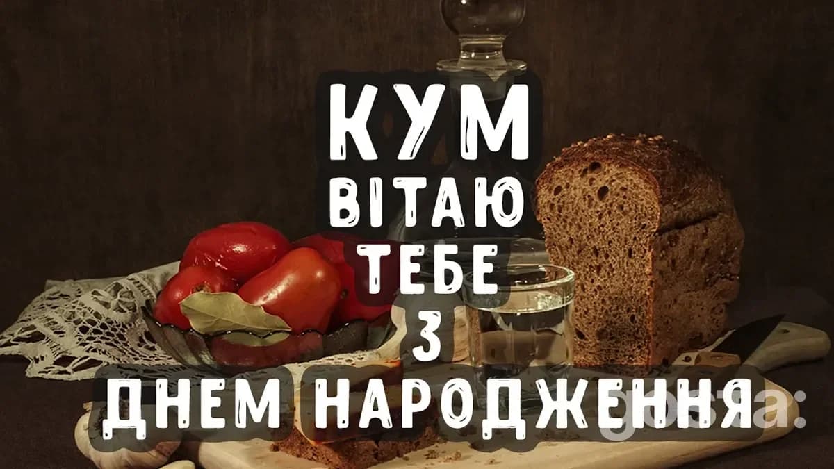 З Днем Народження кум - листівка4