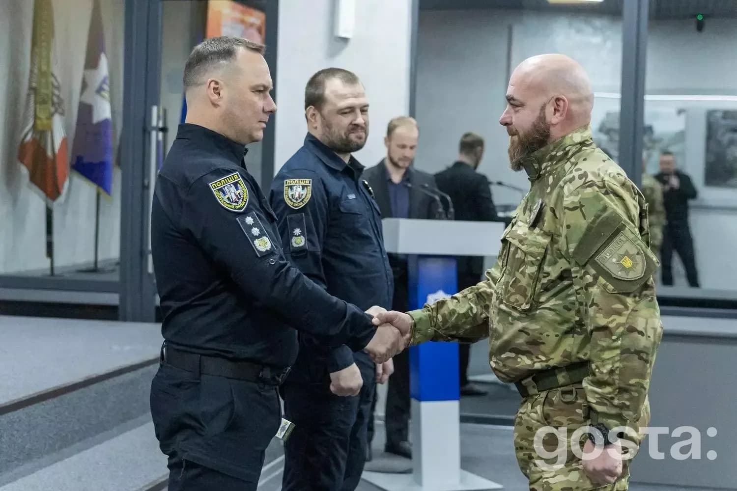 Міністр нагороджує військових штурмової бригади «Лють» на третю річницю заснування підрозділу Національної поліції Украї