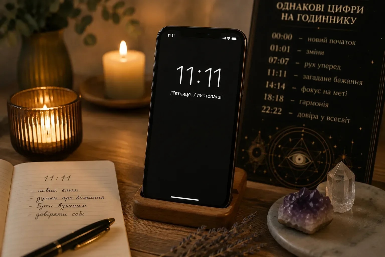 Що означають однакові цифри на годиннику - 11:11, 22:22, 14:14 і так далі