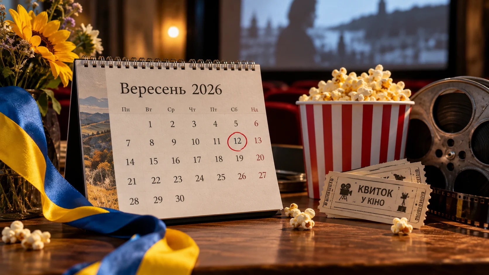 День українського кіно 2026 дата 12 вересня та українські фільми