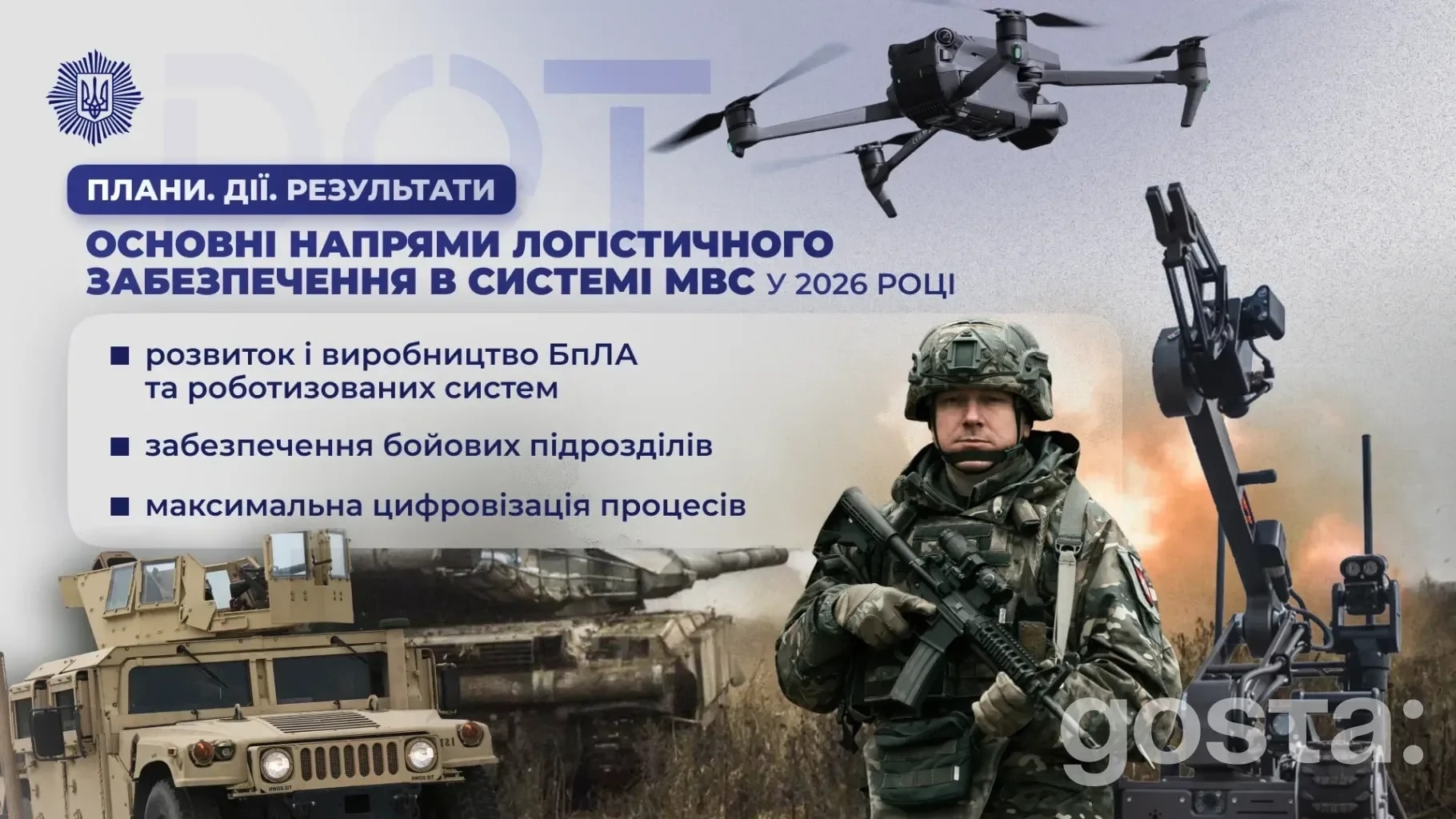 Що зміниться у 2026: МВС посилює логістику, підтримку виробників і безпілотні системи – позиція Ігоря Клименка