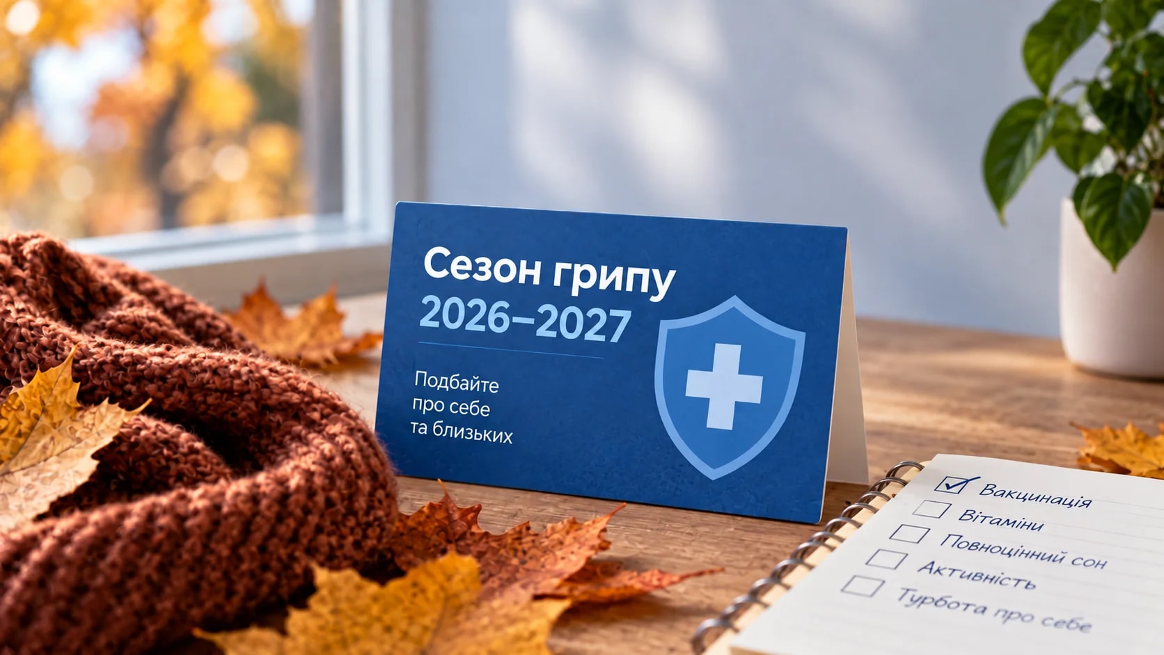 Вакцина від грипу 2026–2027 – новий склад і коли щеплюватися