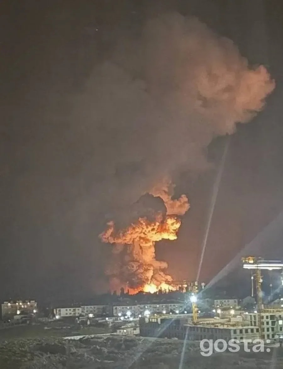 Ніч у вогні: що відомо про атаку дронів на Краснодарський край і пожежу в Новоросійську?