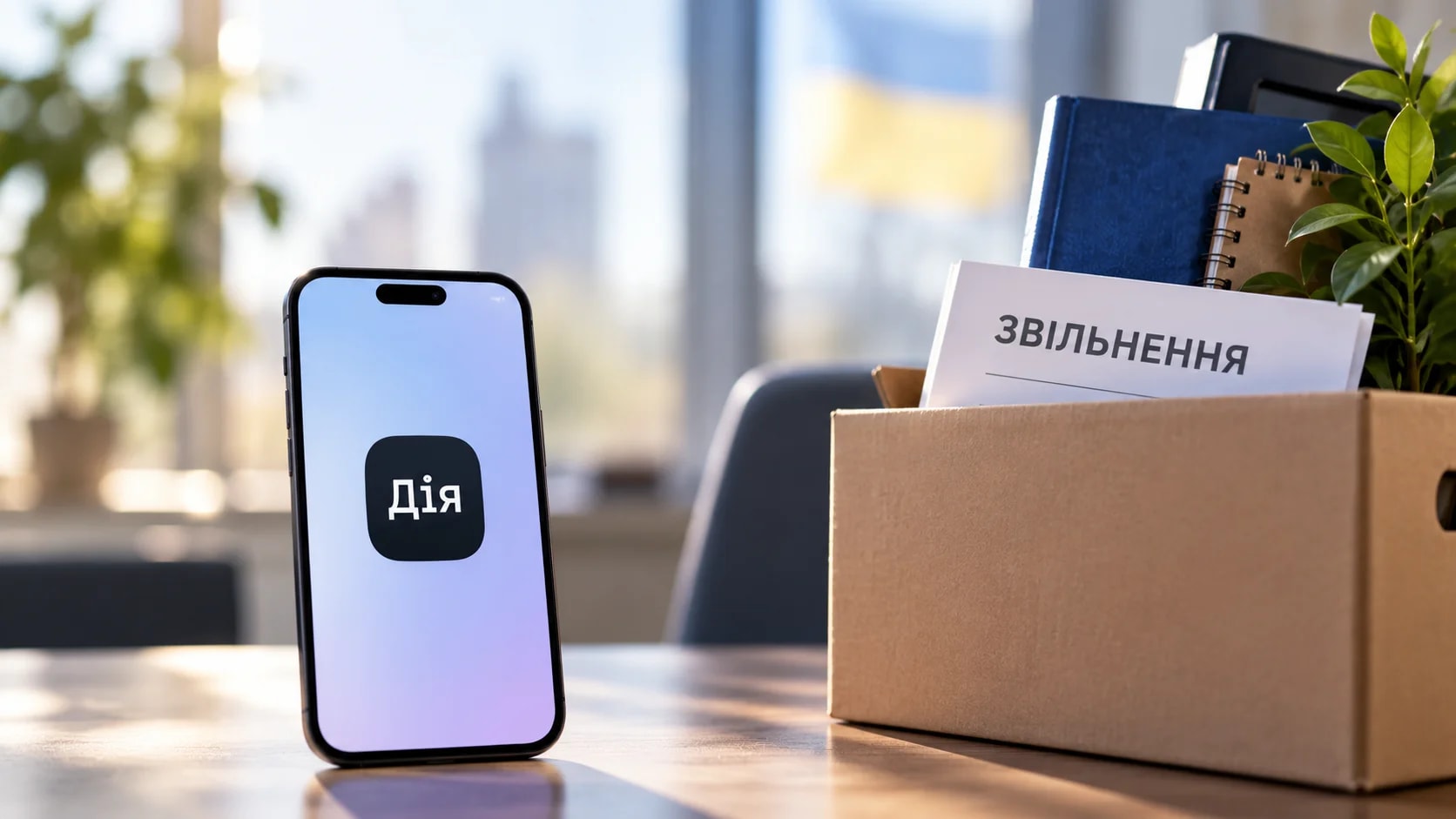 Звільнення з роботи на окупованій території через Дію