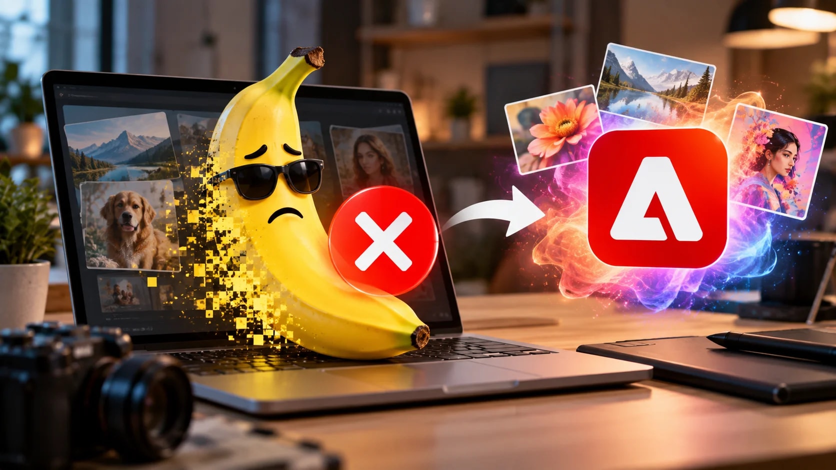 Nano Banana припиняє роботу 2 жовтня – що буде в Adobe Firefly