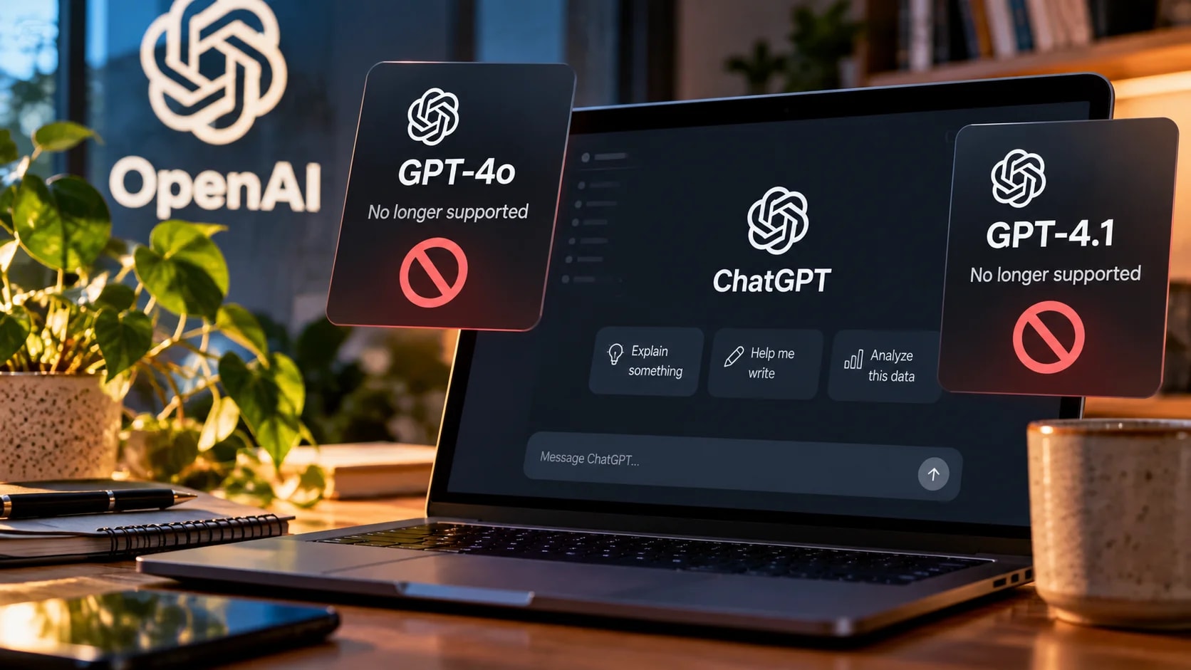 OpenAI припиняє підтримку GPT-4o та GPT-4.1 в API з 14 січня 2027 року - перехід на GPT-6 Luna