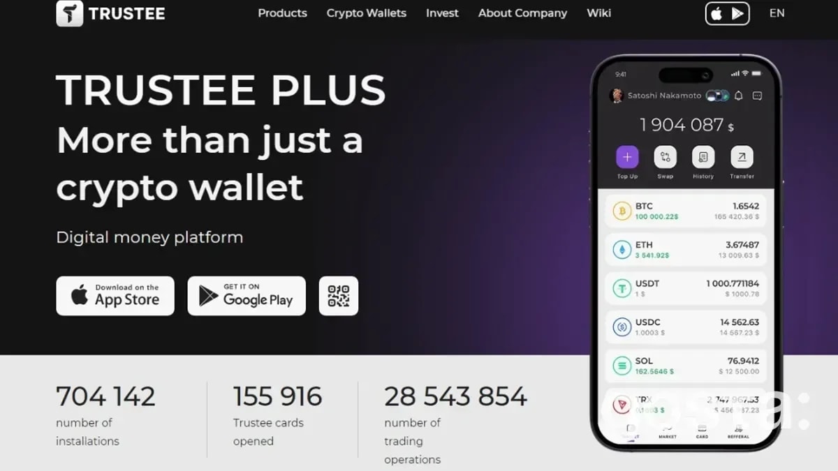All About The TRUSTEE Digital Finance Platform – Payment Card, Crypto Wallet, App, P2P Trading