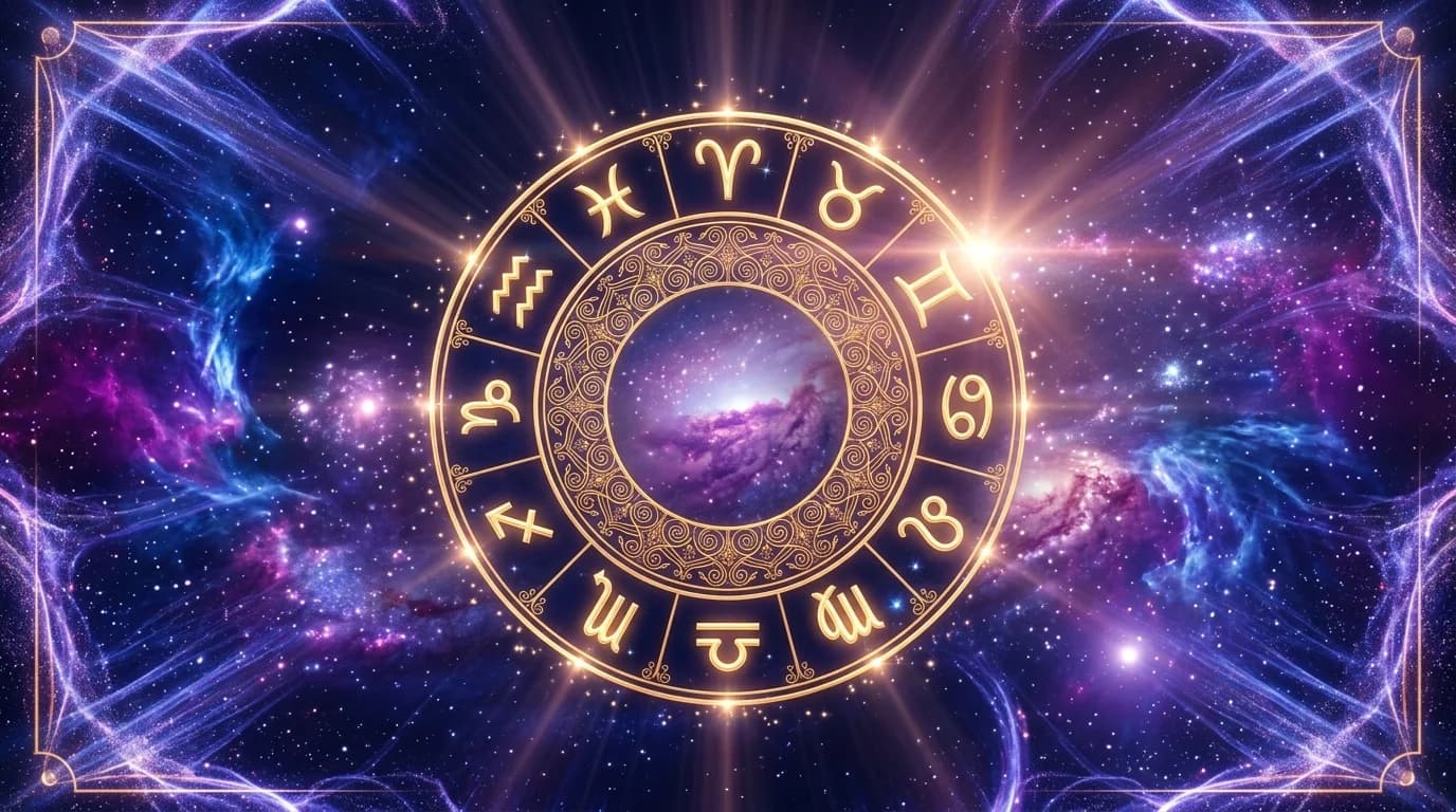 Astrological composition for weekly horoscope June 22-28, 2026