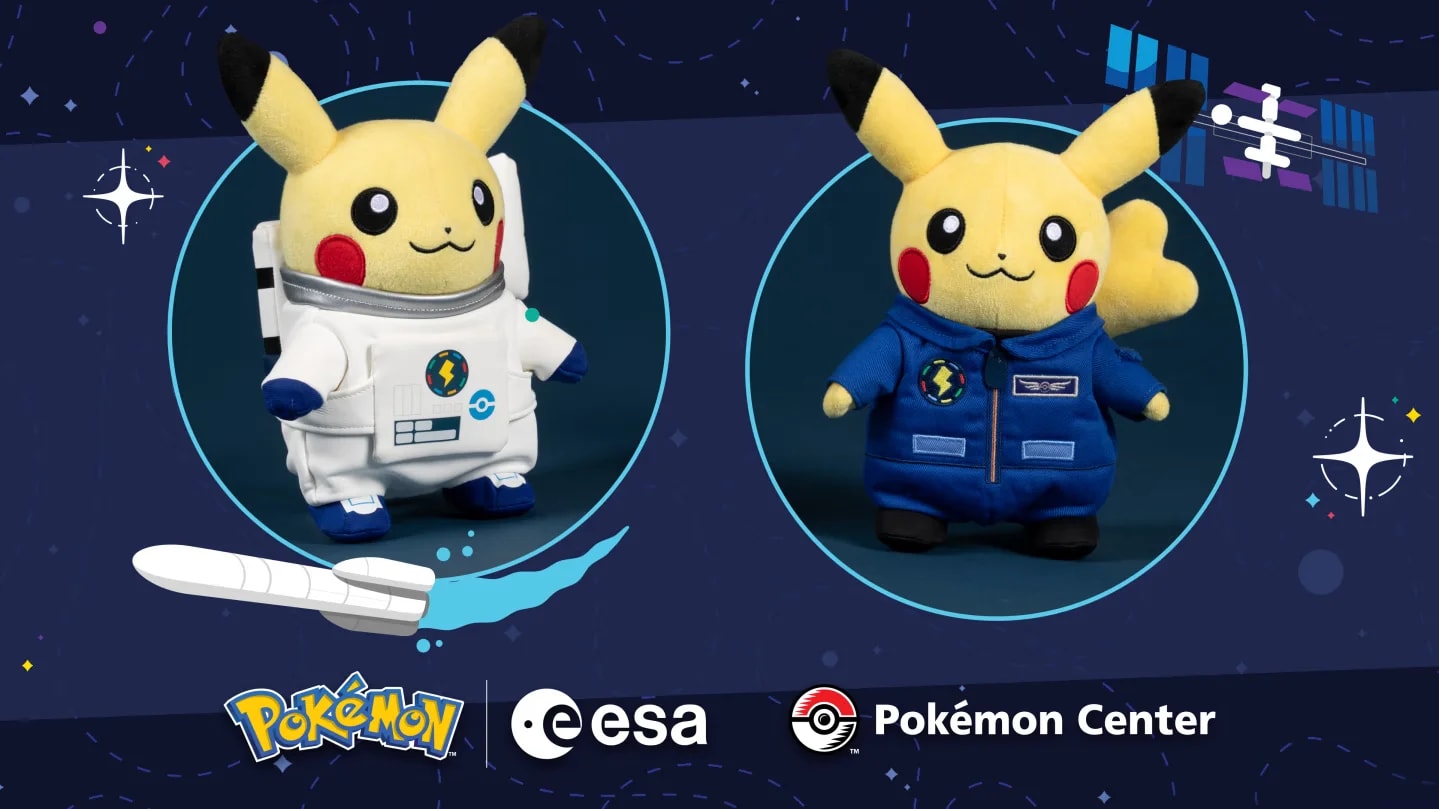 ESA та Pokémon відкрили космічну виставку – Пікачу побував на МКС