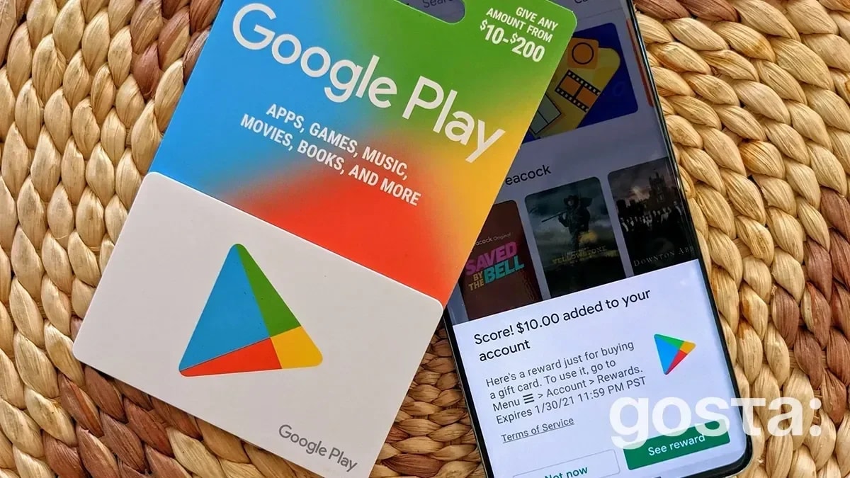 Google Play gift card