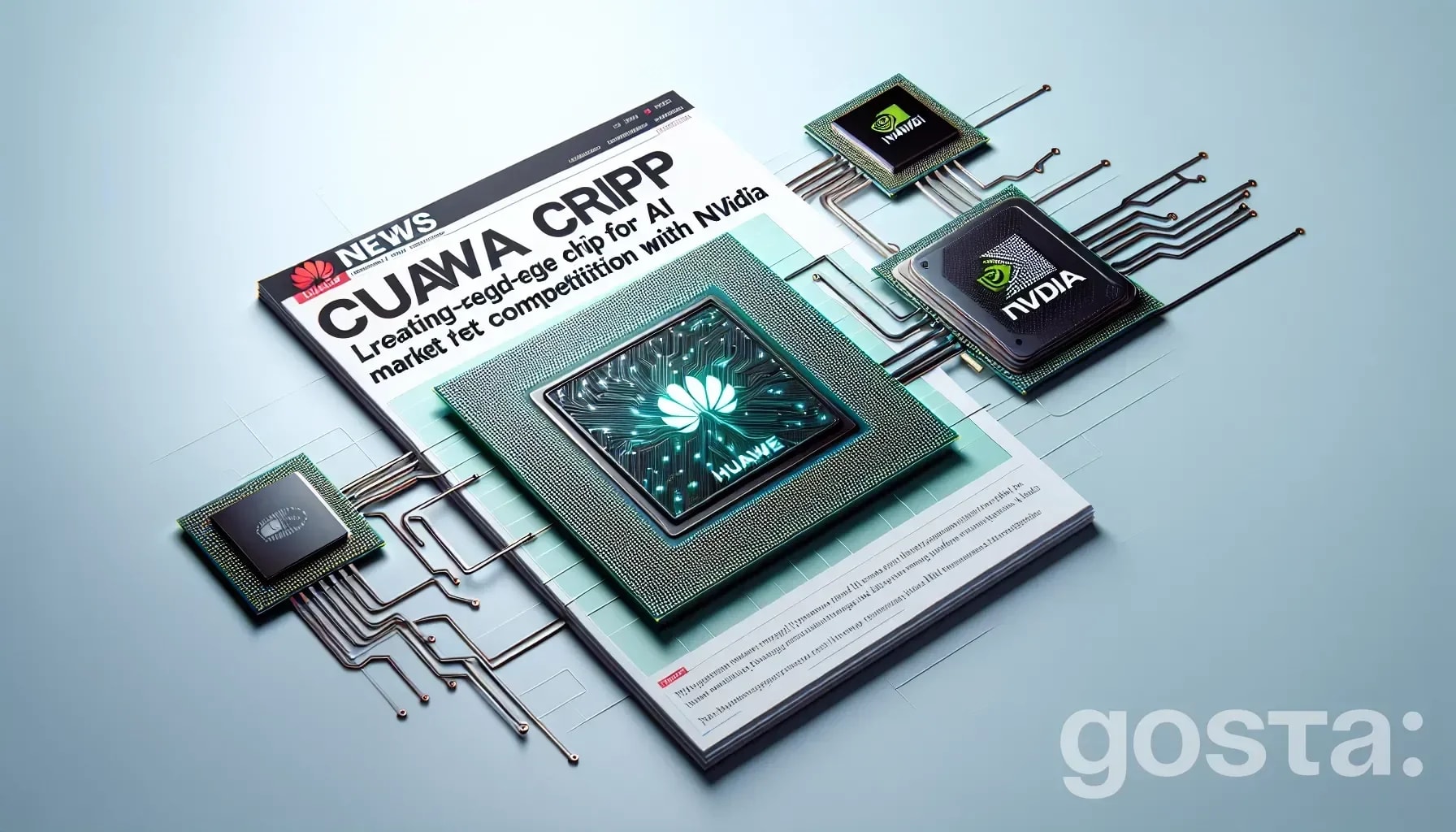 Huawei тестує новий процесор Ascend 910D для заміни Nvidia H100