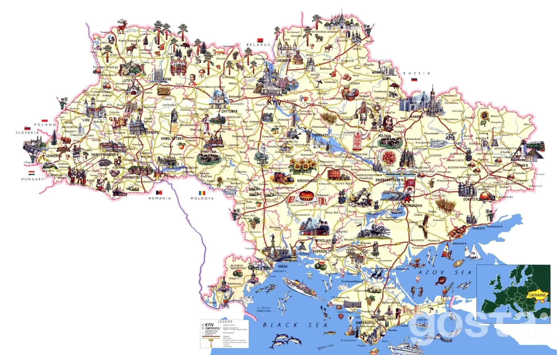ТОП-100 вражаючих фактів про Україну, які вражають світ