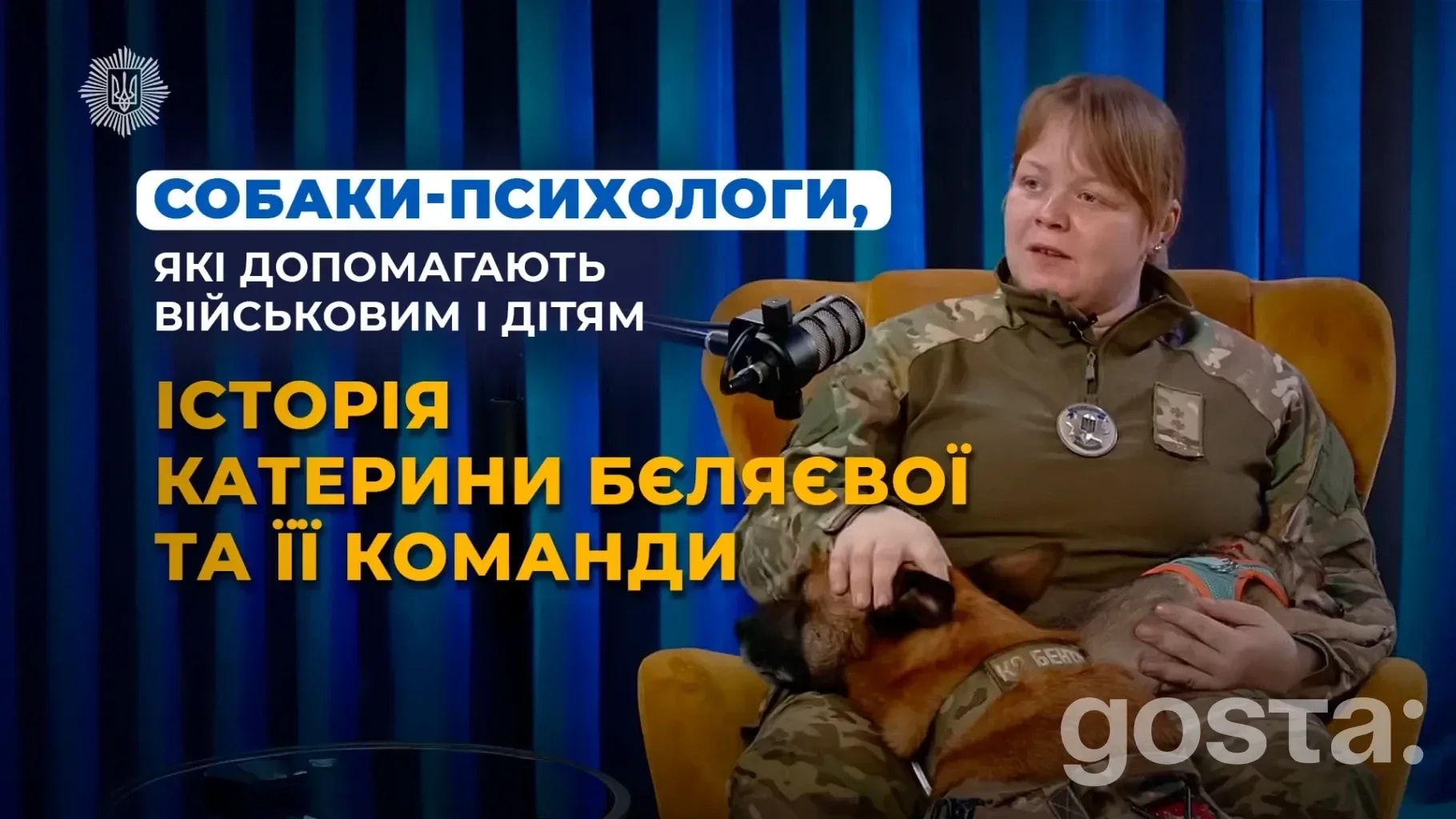 Собаки-психологи і каністерапія: історія Катерини Бєляєвої та понад 700 виїздів у шпиталі