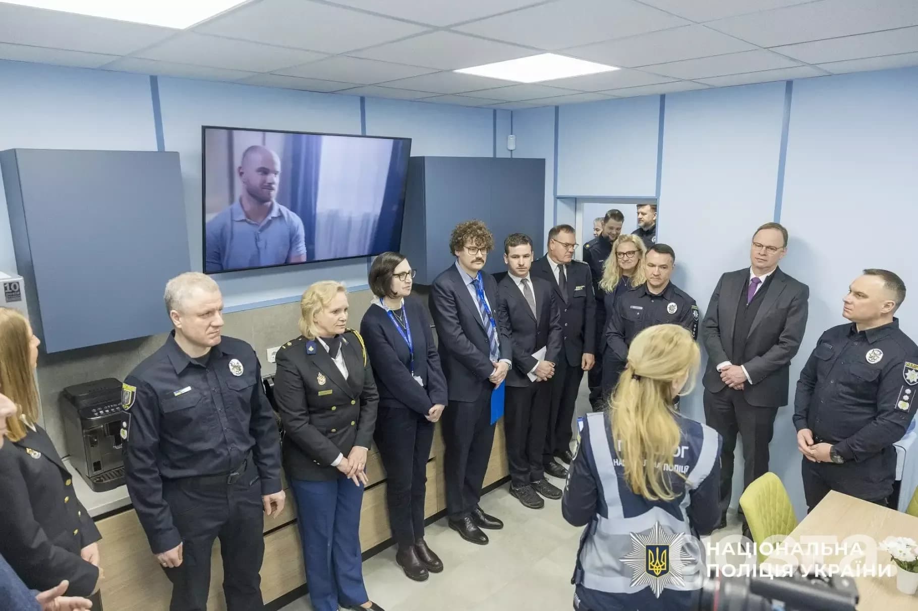 Центр психологічної підтримки для поліцейських і ветеранів, відкриття в Києві, Україна.