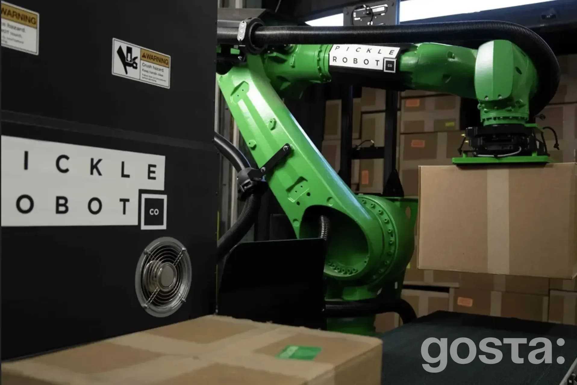 Pickle Robot виводить на склади одноруких AI-роботів: до 1 500 коробок на годину та вантажі до 50 фунтів