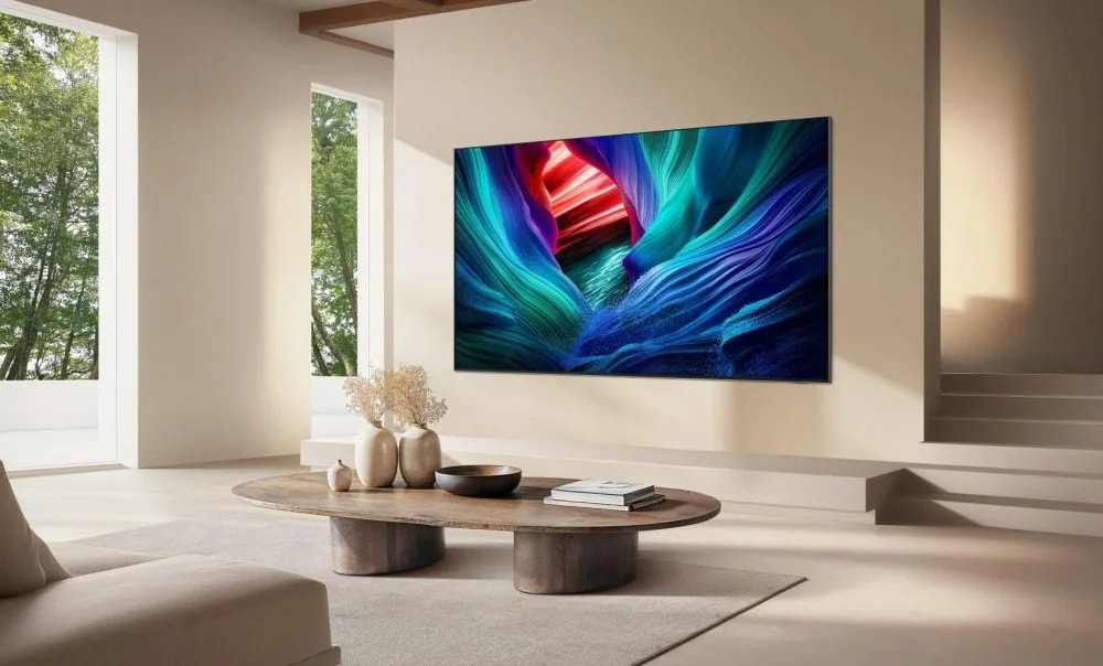 Телевізор Samsung Micro RGB MR95F 115 дюймів і дизайнерські колонки Samsung Music Studio 5 та Music Studio 7 - нагороди 2026 року