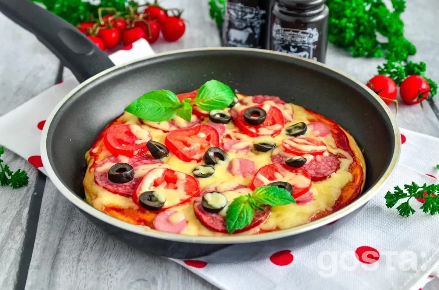 Skillet pizza recipe