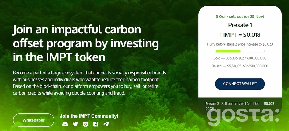 Токен IMPT – зелена криптовалюта
