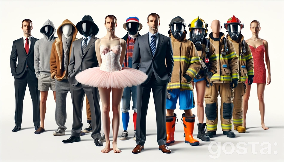 Кумедний і неординарний наряд в рамках святкування Дня суперечливого одягу