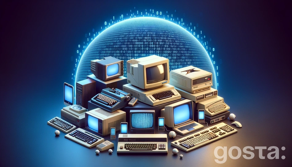 Календар із зазначеним Всесвітнім днем комп'ютера та зображенням комп'ютера