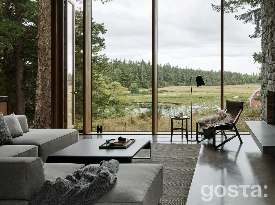 Дизайн вітальні 2024: мінімалізм і лаконічність