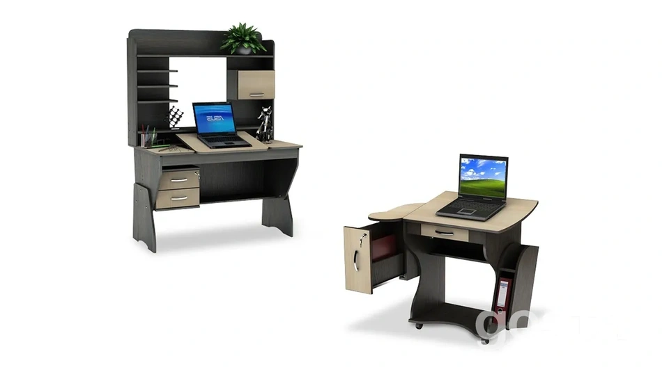 Стіл комп’ютерний для дому та офісу - конфігурації, розмір, матеріали
