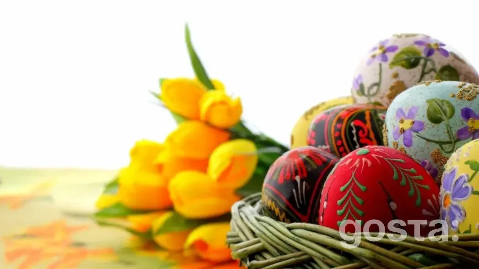 Alt Привітання з Великоднем - фото листівка на Великдень