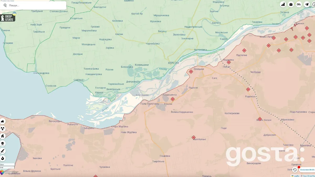 Діп Стейт - мапа бойових дій в Україні - 2024