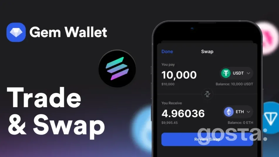 Gem Wallet — це некастодіальний крипто-гаманець із відкритим кодом