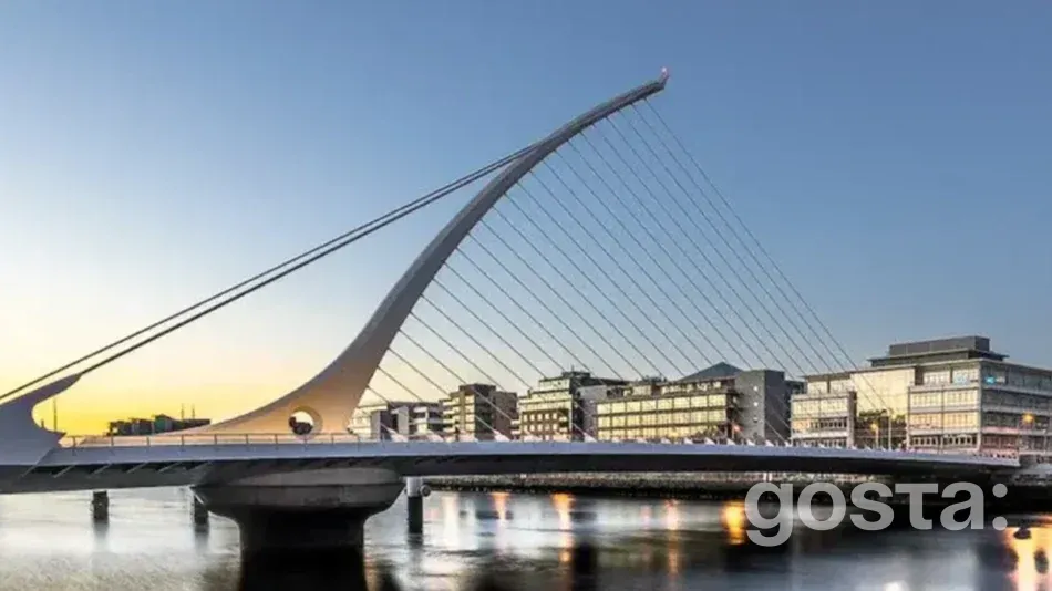 Ireland — a small island country with its capital in Dublin