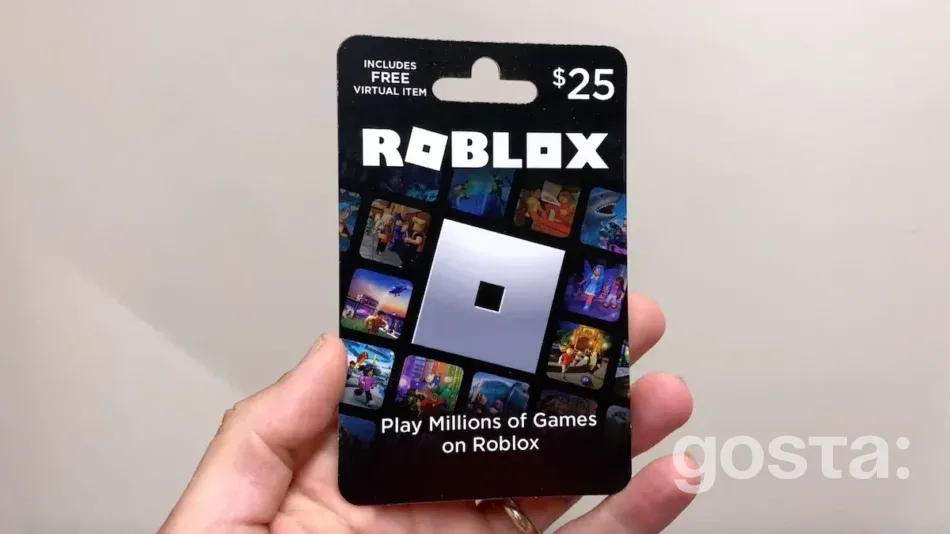 Пластикова подарункова картка Roblox