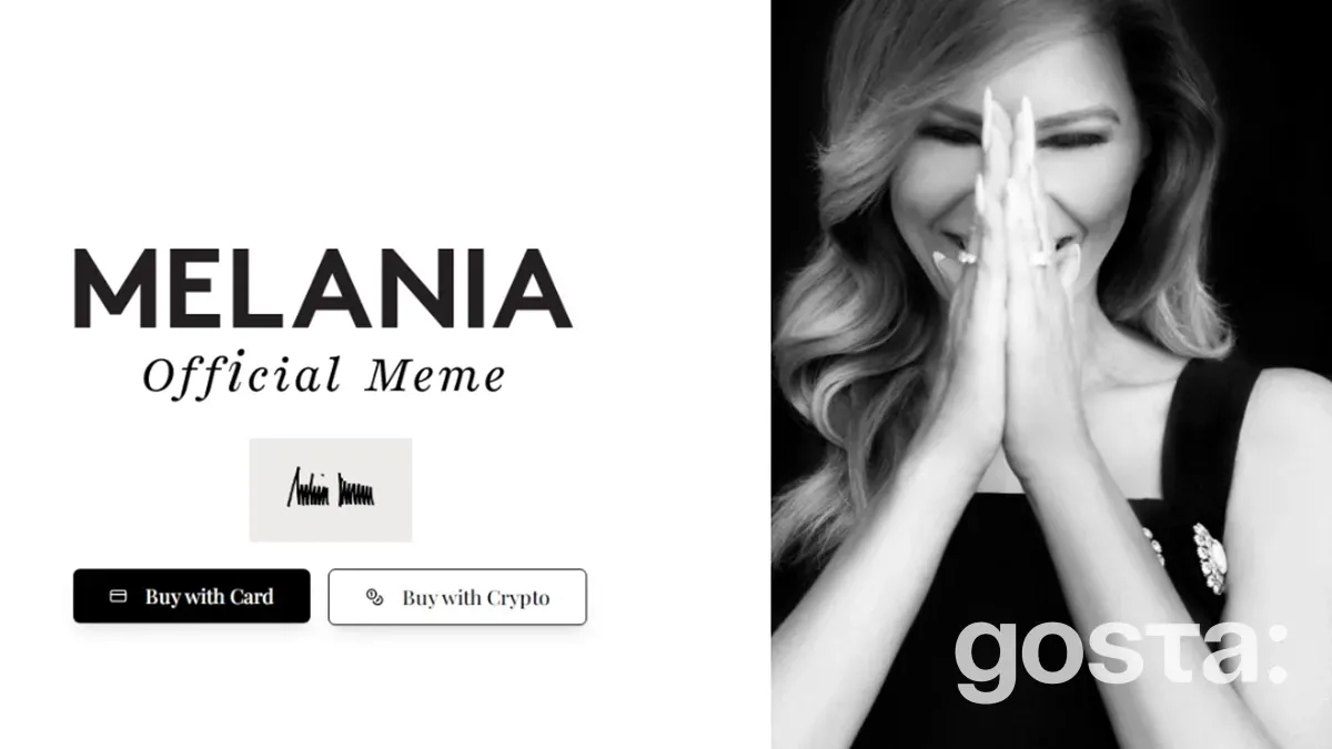Melania Trump launched a meme coin