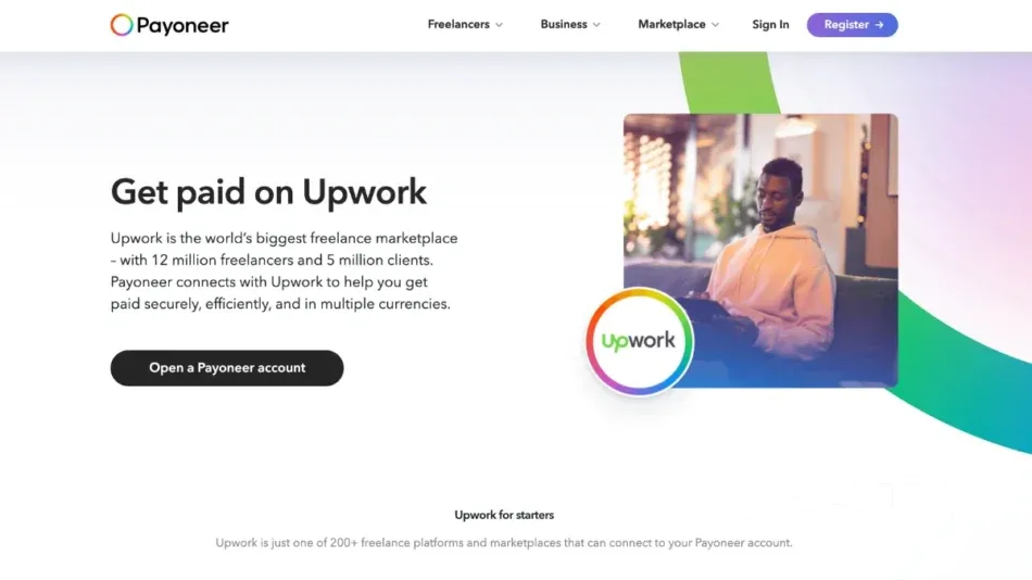 Payoneer for work with Upwork