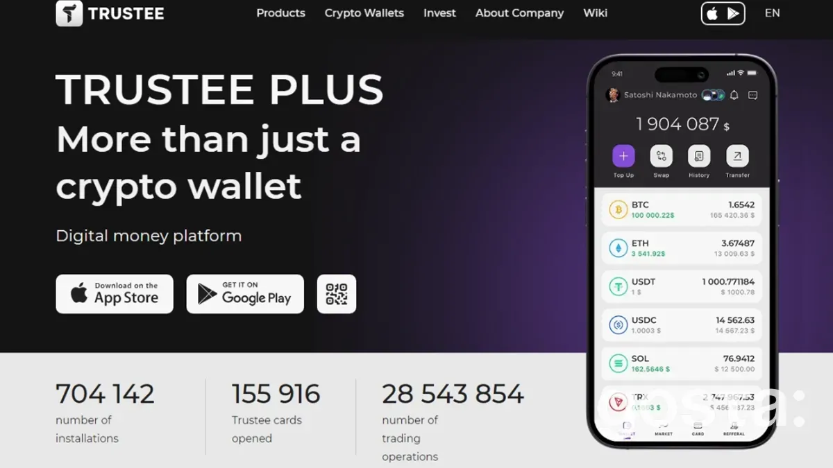 Trustee Crypto Wallet
