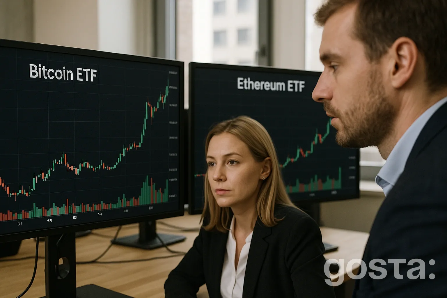 Спотові біткоїн-ETF залучили понад $600 млн, Ethereum-ETF на мінімумі
