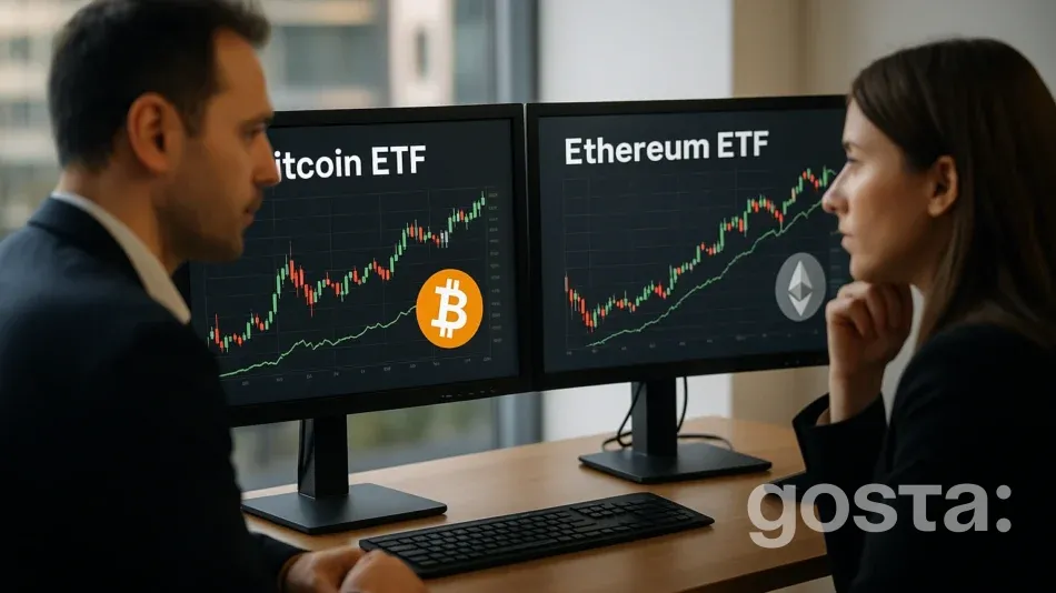 Позитивна динаміка спотових біткоїн- та Ethereum-ETF за тиждень