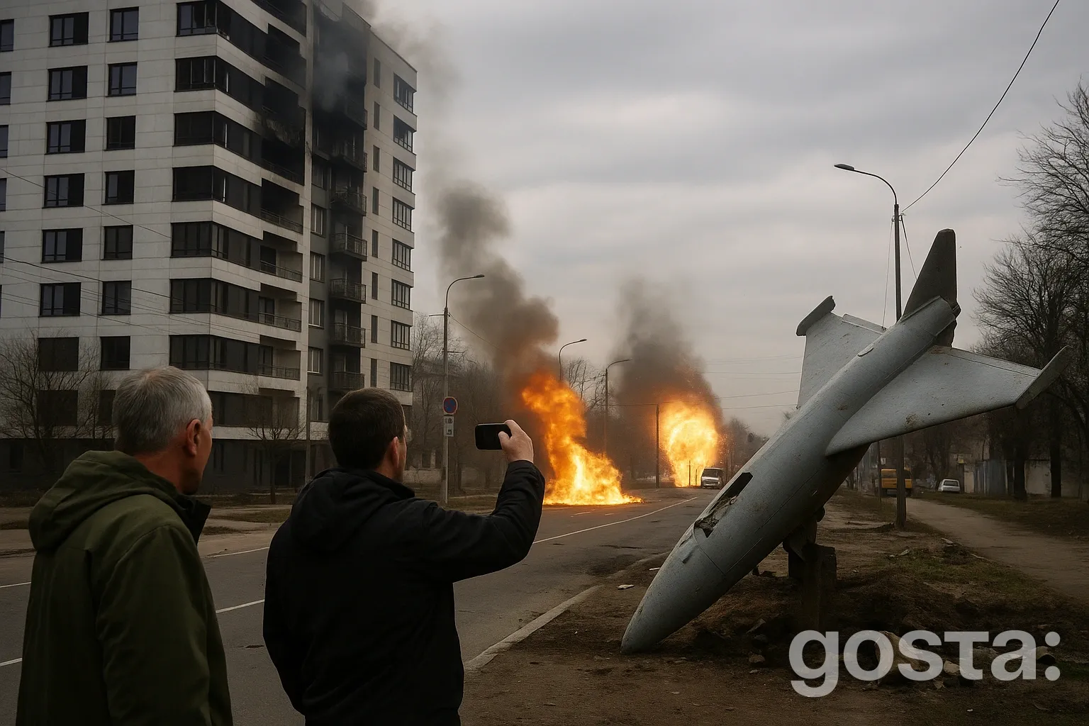 Масштабна атака дронів: Росія заявляє про збиття понад сотні безпілотників