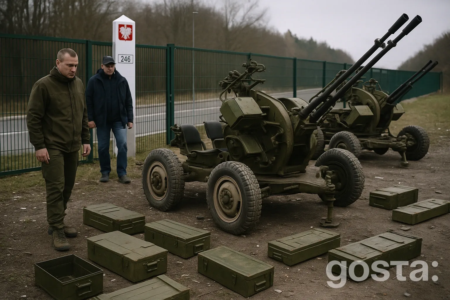 У Польщі біля кордону з Україною знайдено покинуті зенітні установки