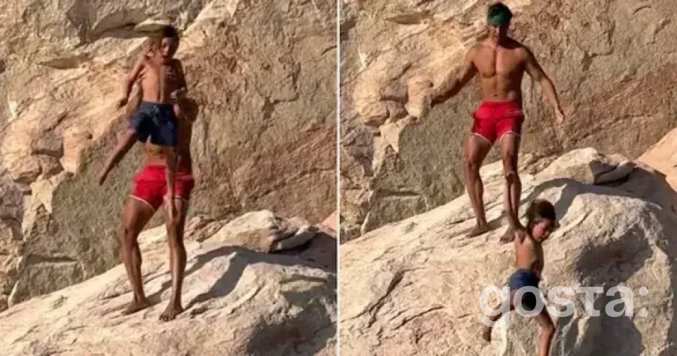 Скандал навколо блогера: відео з сином, скинутим зі скелі, викликало обурення