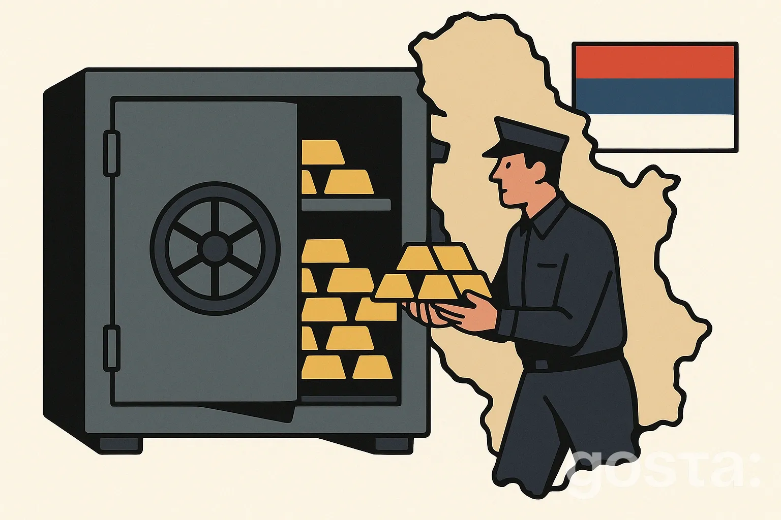 Сербія: Новий лідер у купівлі золота в Європі