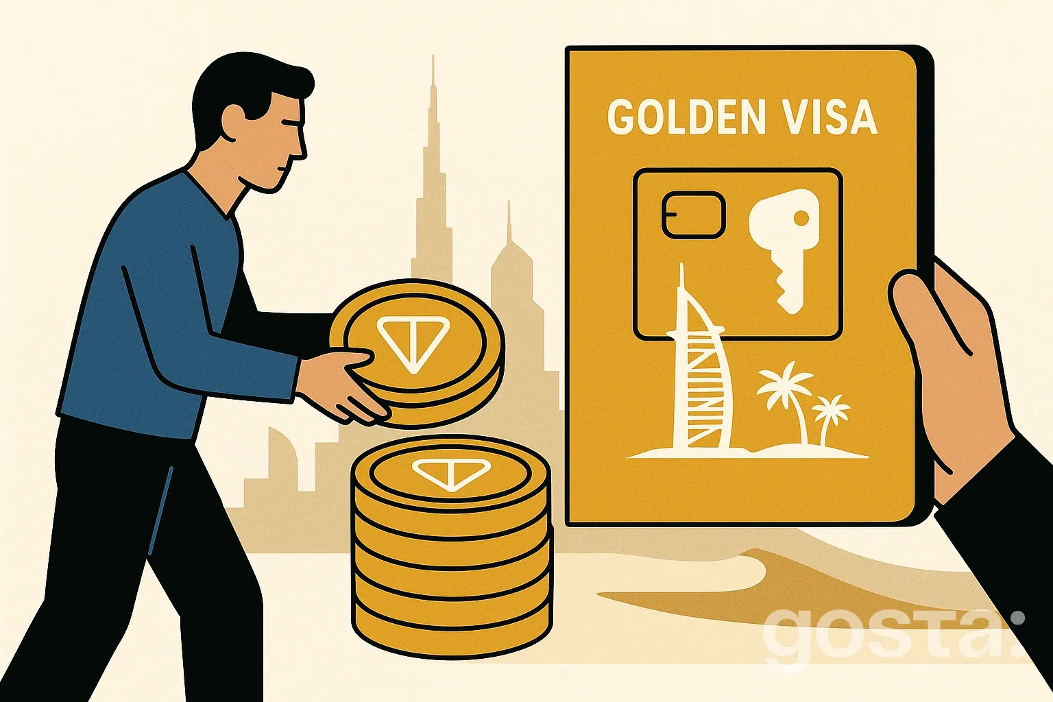 Революційна програма: 10-річна віза в ОАЕ за стейкінг Toncoin