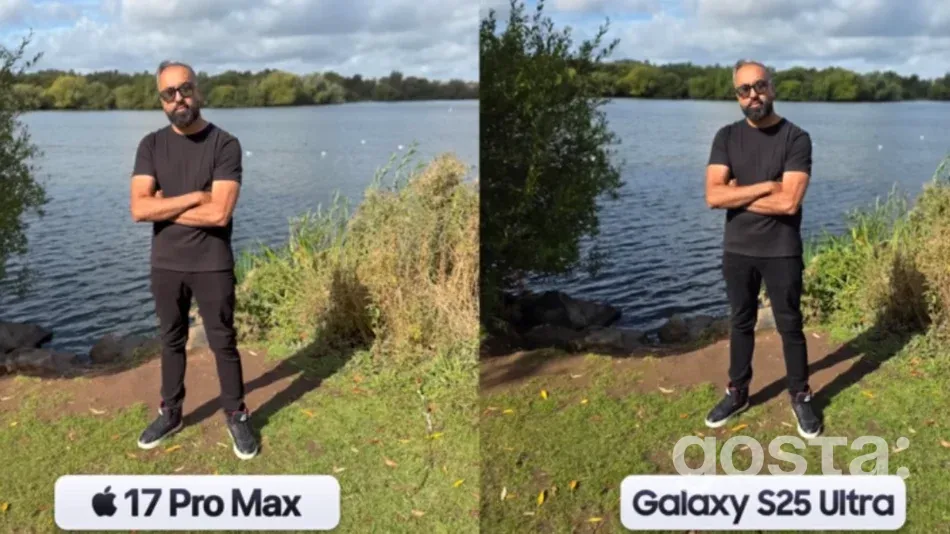 iPhone 17 Pro проти Samsung Galaxy S25 Ultra – денне фото