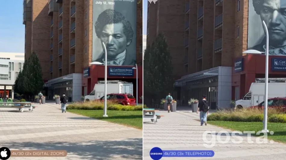 iPhone 17 Pro проти Samsung Galaxy S25 Ultra нічна зйомка