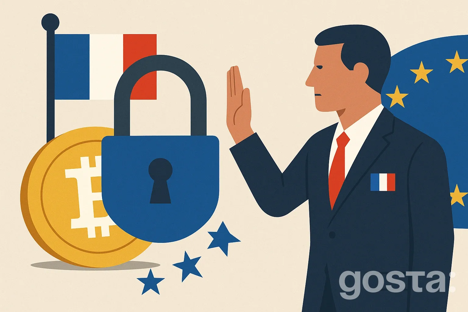 Французький регулятор попереджає про можливе блокування криптокомпаній з м'якими ліцензіями