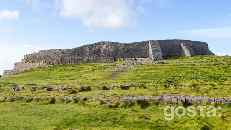 Celtic hills and ancient settlements in Ireland