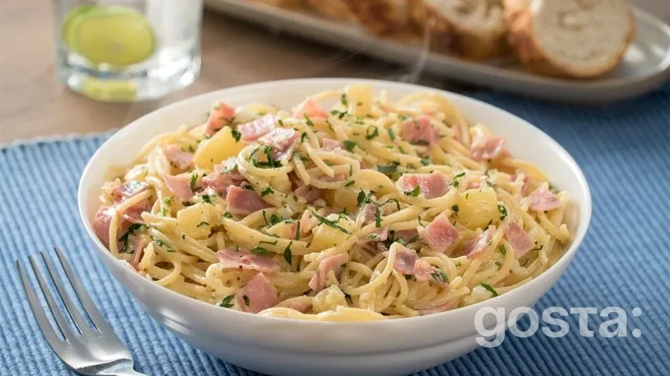 Pineapple and pasta salad