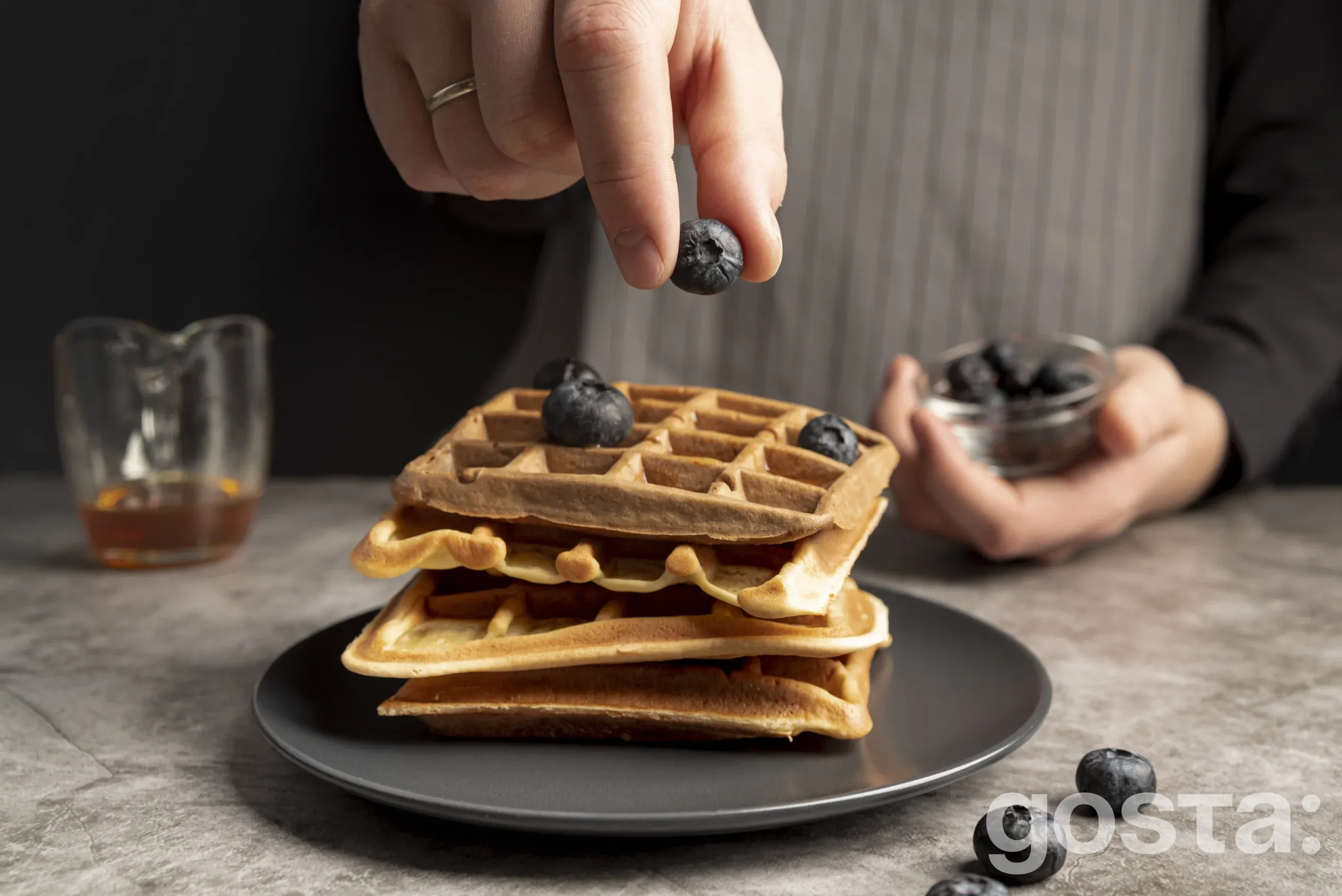 Бельгійські вафлі на молоці