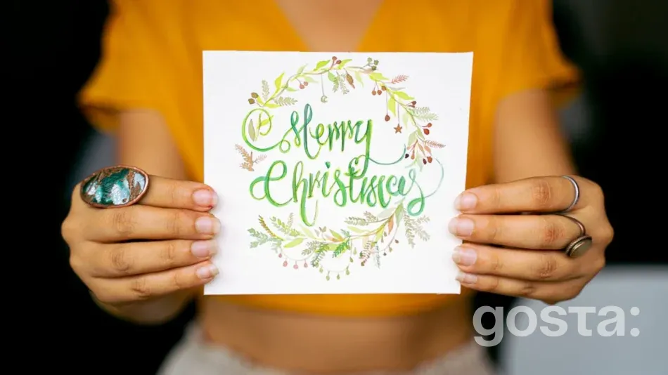 День різдвяної листівки